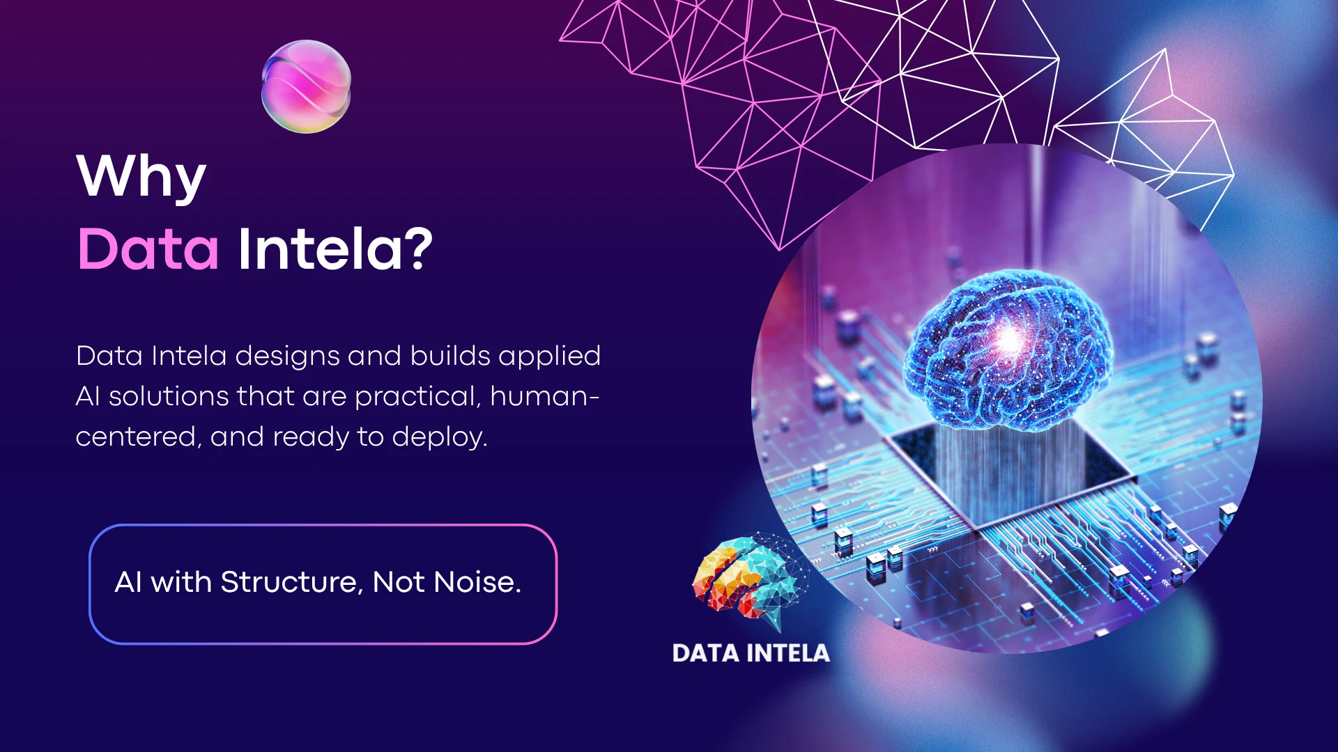 Why Data Intela — practical human-centered applied AI